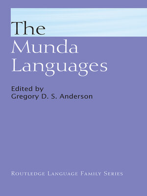 cover image of The Munda Languages